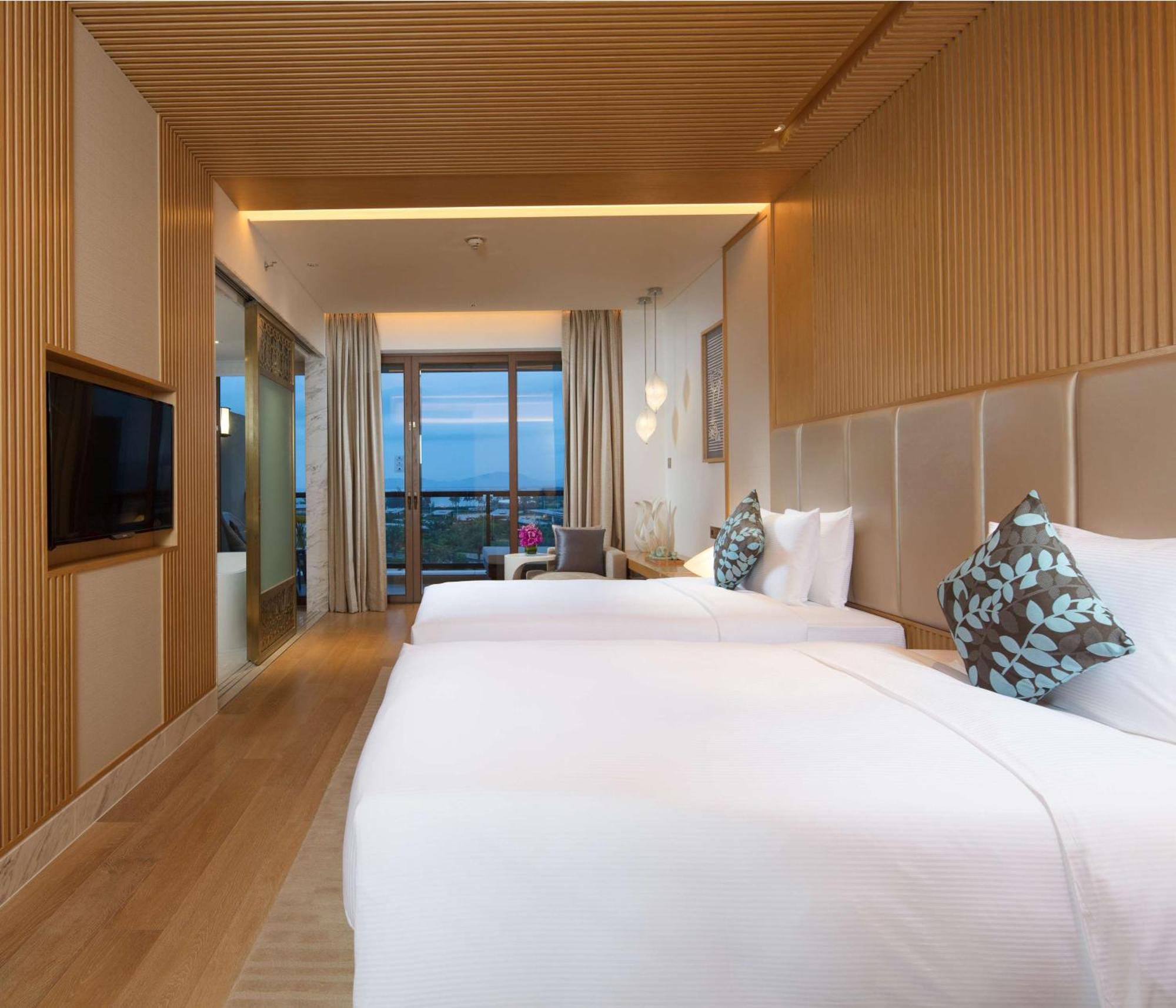Thousand Cranes Sanya Yazhou Bay Int'L Exchange Centre,Curio By Hilton Luaran gambar