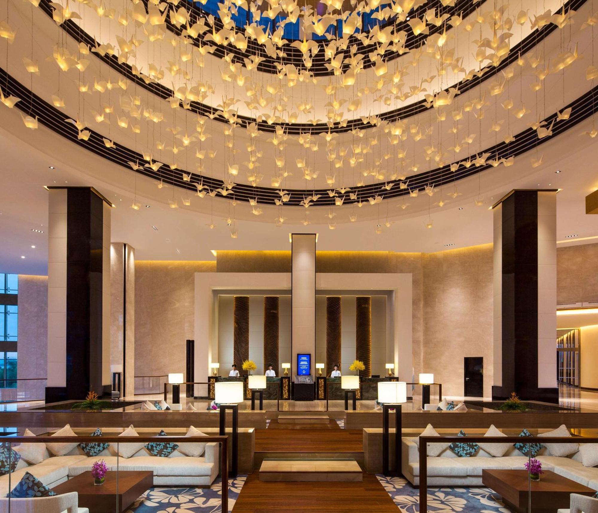 Thousand Cranes Sanya Yazhou Bay Int'L Exchange Centre,Curio By Hilton Luaran gambar